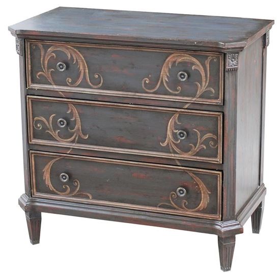 Picture of Pulaski - Hand Painted 3-Drawer Chest