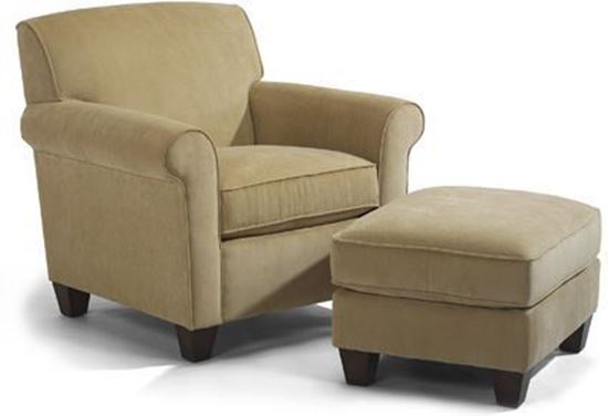Dana Fabric Chair & Ottoman (M5990-10-08)
