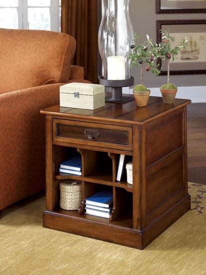 Picture of MERCANTILE Rectangular Storage End Table -KD