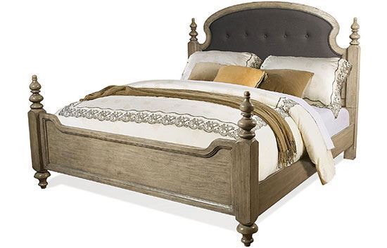 Picture of Corinne Upholstered Poster Bed