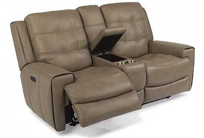 Wicklow Power Reclining Loveseat with Consolev