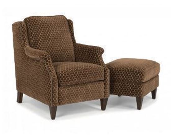 Zevon Fabric Chair & Ottoman (5633-10)