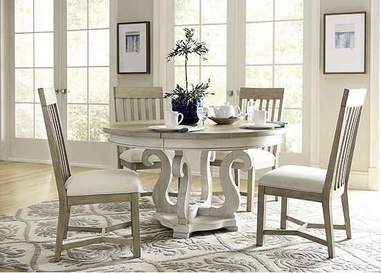 Litchfield Casual Dining Room with Round Table