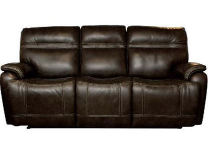 Grant Motion Power Sofa (3737-P62) in a Truffle leather