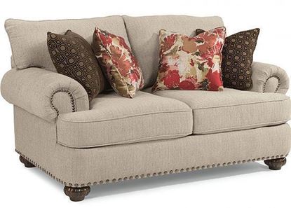 Patterson Loveseat with Nailhead Trim (7322-20)