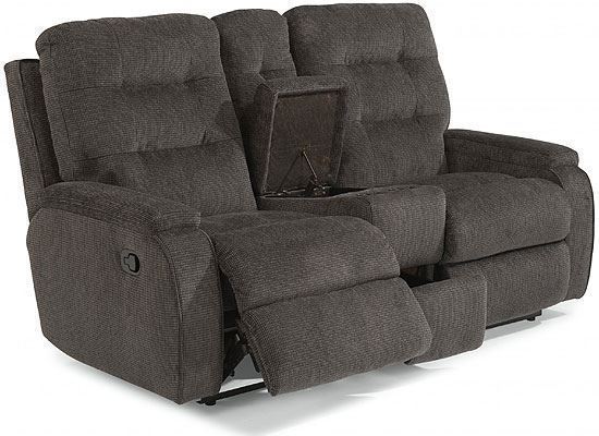 Kerrie Power Reclining Loveseat with Console (2806-601M)