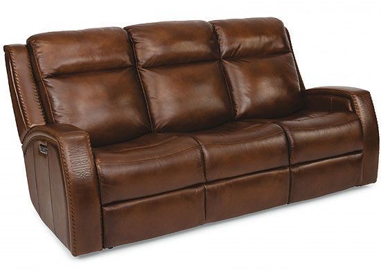Mustang Reclining Sofa with Power Headrest (1873-62PH)