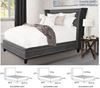 LEAH - Granite Upholstered Bed (BLEA-GNT-COL) by Parker House furniture
