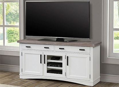 Americana Modern - Cotton 63" TV Console by Parker House furniture
