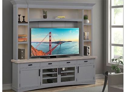 Americana Modern Dove Entertainment Wall AME#92-4-DOV by Parker House furniture