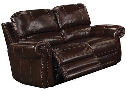 Thurston Shadow Leather Loveseat MTHU#822P-SH by Parker House furniture