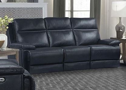Paxton Navy Power Sofa (MPAX#832PHL-NAV) by Parker House furniture