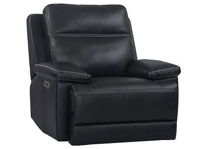 Paxton Power Navy Recliner (MPAX#812PHL-NAV) by Parker House furniture