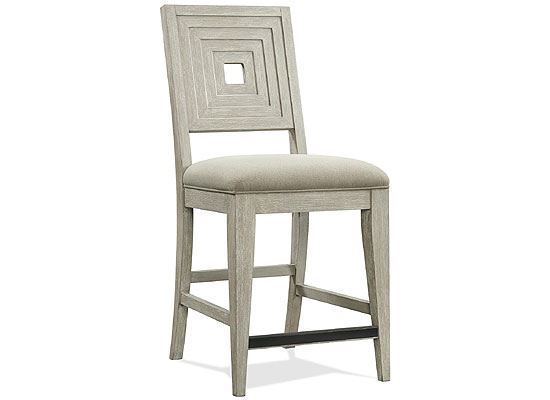 Cascade Upholstered Wood back Counter Stool #73443 by Riverside furniture