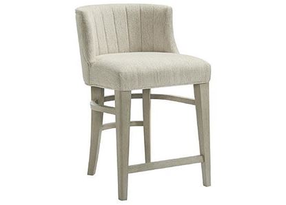 Cascade Upholstered Curved Back Counter Stool 73455 by Riverside furniture