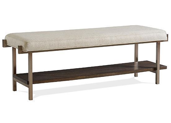 Monterey Upholstered Bed Bench - 39462 by Riverside furniture