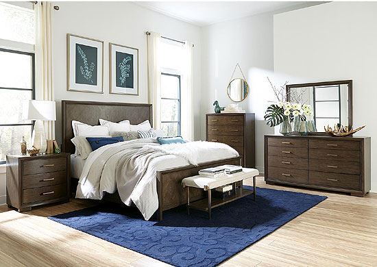 Monterey Bedroom Collection with Panel Bed by Riverside furniture