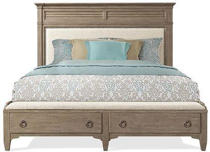 Myra Upholstered Storage Bed (59474-59475-59473) by Riverside furniture