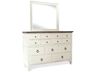 Myra Eight Drawer Dresser (59562-White) by Riverside furniture
