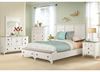 Myra Bedroom Collection  with Storage Footboard in a White finish by Riverside furniture