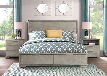 Remington Bedroom Collection with Panel Storage Bed by Riverside furniture
