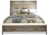 Vogue Panel Bed with Storage Footboard (46174 Queen 46184 King)