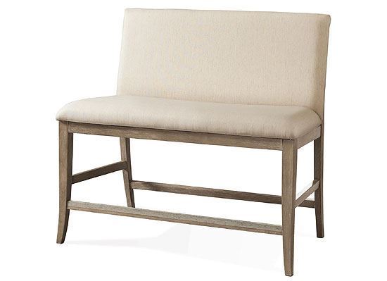 Sophie Upholstered Counter Bench - 50345 from Riverside furniture
