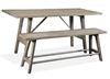 Waverly Counter Height Dining Bench - 49754  and Table from Riverside furniture