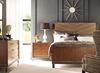 American Drew AD Modern Synergy Bedroom Collection with Chevron Panel Bed