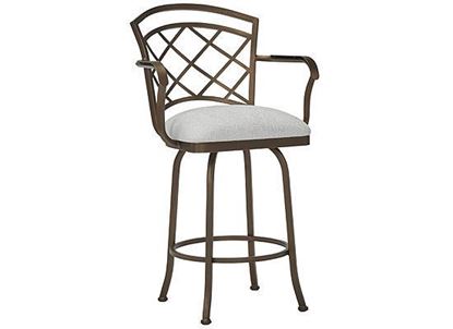 Wesley Allen Boston Bar Stool with Arms (B515H26AS)