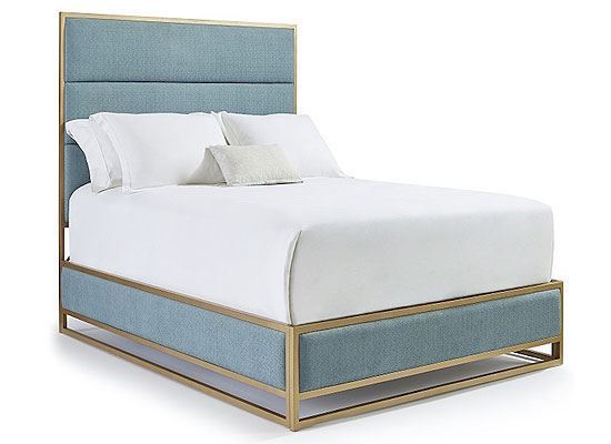 Wesely Allen Khloe Upholstered Iron Bed - 1203