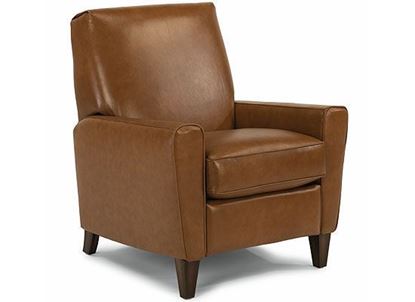 Digby High Leg Leather Recliner Model 3966-503 by Flexsteel furniture