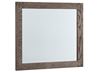 Dovetail Landscape Mirror 751-446 with a Mystic Grey finish from Vaughan-Bassett furniture