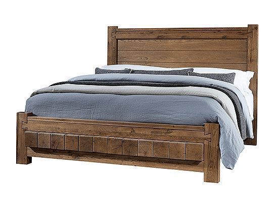 Dovetail Poster Bed with 6X6 FB with a Natural finish