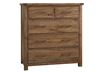 Dovetail Standing Dresser - 004 with a Natural Finish from Vaughan-Bassett furniture