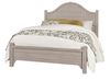 Bungalow Home Arched Bed King & Queen in a Dover Grey finish