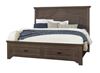 Bungalow Home Mantel Storage Bed in a Folkstone finish from Vaughan-Bassett furniture