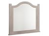 Bungalow Home Master Arch Mirror in a Dover Grey finish from Vaughan-Bassett furniture