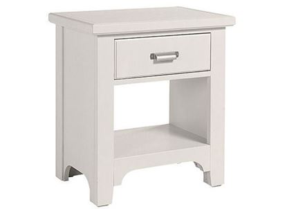 Bungalow Home 1 Drawer Night Stand with a Lattice finish from Vaughan-Bassett furniture