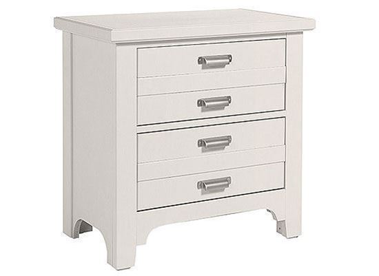 Bungalow Home 2-Drawer Night Stand with a Lattice finish from Vaughan-Bassett Furniture