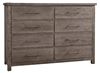 Dovetail Dresser 751-002 in a Mystic Grey finish from Vaughan-Bassett furniture