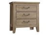 Passageways 3-drawer Nightstand with a Deep Sand finish