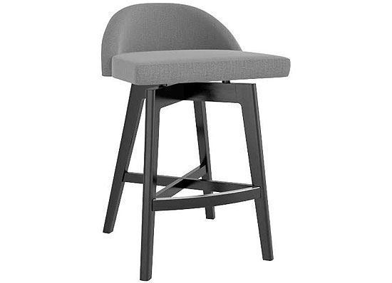 Picture of Downtown Mid-century Modern Upholstered Fixed Stool - SNF08138MA05M24