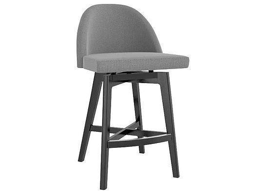 Picture of Downtown Mid-century Modern Upholstered Fixed Stool - SNF08140TP05M24