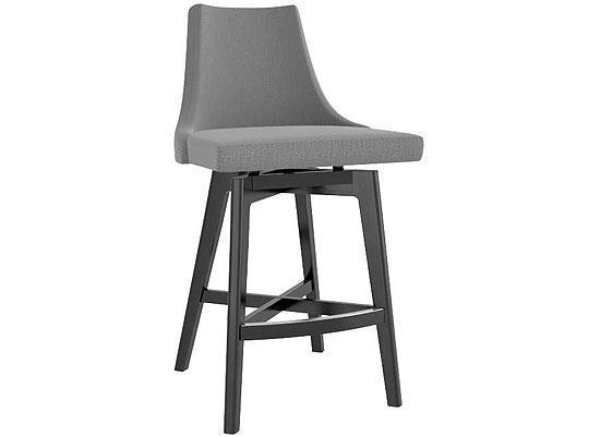 Picture of Downtown Mid-century Modern Upholstered Fixed Stool - SNF08141TP05M24