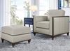 Addison Leather Chair  and Ottoman from Pulaski furniture