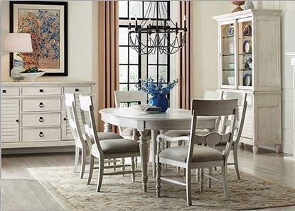 Grand Bay Dining Collection with Serene dining table from American Drew furniture