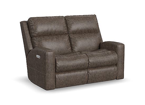 Score Power Reclining Loveseat with Power Headrests and Lumbar - B3805-60L by Flexsteel Furniture