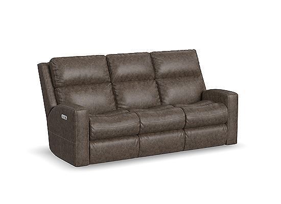 Score Power Reclining Sofa with Power Headrests and Lumbar - B3805-62L by Flexsteel Furniture