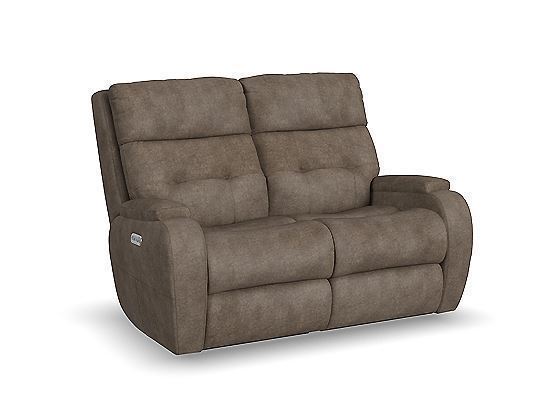 Picture of Strait Power Reclining Loveseat with Power Headrests - B3906-60H